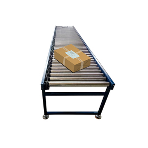 Cinta transportadora de rodillos de gravedad fija de gran oferta para carga y descarga para uso en línea de montaje de minería y restaurante de la industria alimentaria - Product Image 1