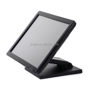 Monitor de pantalla táctil barato a precio de fábrica con soporte plegable Monitor de pantalla táctil resistivo LCD USB de 15 pulgadas - Product Image 4