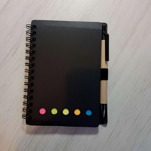WSY546パーソナライズされたスパイラルメモスティッキーノート旗クラフト紙ノート小型ノートノートペンとスティッキーノート付きカスタムノート - Product Image 5