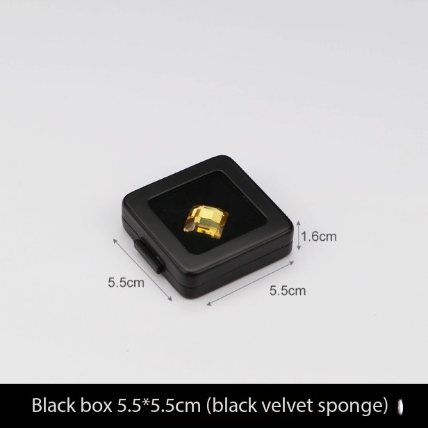 Medium-sized black, 5.5*5.5cm