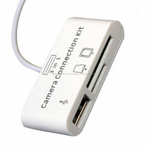 3 in 1 USB <span class=keywords><strong>Camera</strong></span> Connection Kit Speicher Micro Kartenleser Für iPad Iphone iOS 11