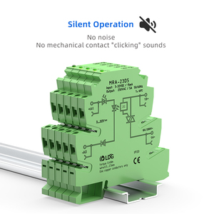 Modulo relè a stato solido sottile Ultra sottile per controllo CC AC 2 a3a5a Din Rail Led 250VAC - Product Image 3
