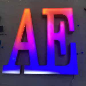 Mini segno LED con lettere acriliche rosse telecomando per azienda Storefront Bar e parco decorazioni di fabbrica