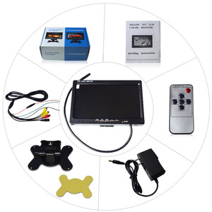 7 Inch LCD <strong>Monitor</strong> High-definition Screen <strong>Monitor</strong> VGA Interface for Vehicle Monitoring - Product Image 6