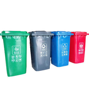 工厂销售240升大垃圾桶塑料垃圾箱轮式移动踏板垃圾箱 - Product Image 1
