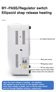 <strong>SvC</strong> (TND) -<strong>1000VA</strong> Power Supply Wall Mounted Voltage Regulator 220V AC Automatic Voltage Regulator Single-phase Voltage Regulator - Product Image 3