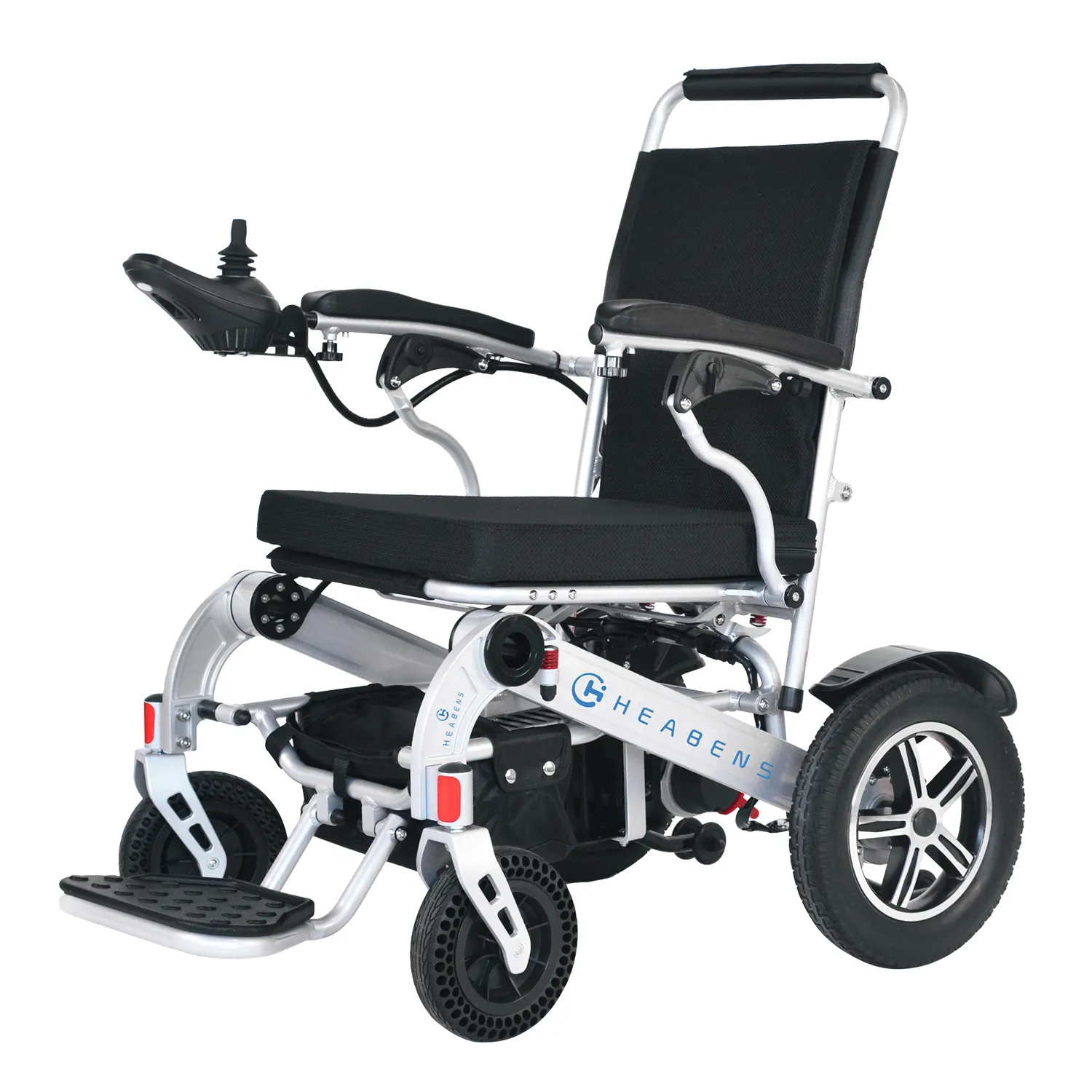 HEABENS CE ISO OEM/ODM silla de ruedas deportiva 150KG rodamiento ligero control remoto silla de ruedas eléctrica