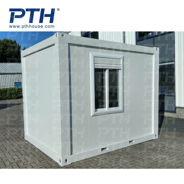 Prefab 10ft steel structure container office portable expandable modular houses for sale