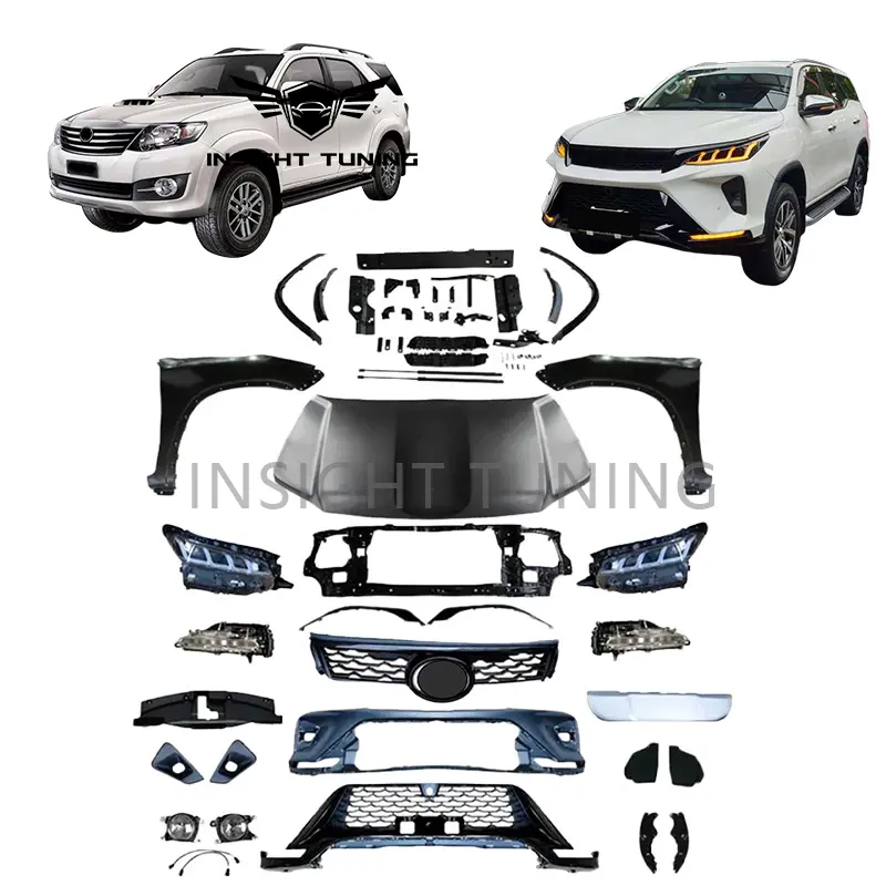 Legender Facelift Front Stoßstange Motorhaube Body Kit 2008-2015 Für Toyota Fortuner Legender Bodykit