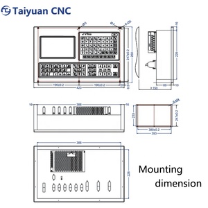 Miglior prezzo unità di controllo del tornio cnc a 2 assi sistema di controllo cnc tornio a 2 assi controller per tornio con perline di legno - Product Image 4