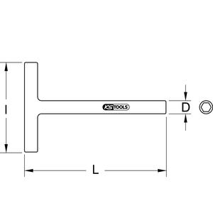 KS เครื่องมือประแจซ็อกเก็ตทีจับที่มีฉนวนป้องกัน14X300มม - Product Image 2