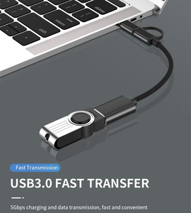 用于游戏手柄闪存盘的2合1 USB 3.0 OTG适配器C型微型USB至USB 3.0适配器电缆OTG转换器 - Product Image 3