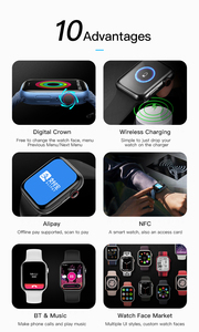 Wholesale Android <strong>Apple</strong> System Supported Multiple Functions Health Monitoring Smart Watch - Product Image 3