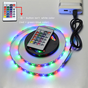 3528 USB RGB LED-Licht leiste DC 5V Farbwechsel-LED-Farbband IP20/IP65 1M 2M 4M 5M RGB RF-oder IR-Controller - Product Image 2
