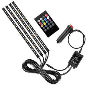 RGB Remote Interior 5050 Decorative 72smd <strong>4</strong> PSC App Control 12V <strong>5v</strong> E7 <strong>Led</strong> Auto Atmosphere Light Car Interior <strong>Led</strong> Strip Light - Product Image 1