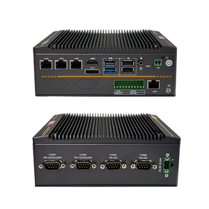 FanlessインテルCpuボックスミニPCコンピュータ産業用CPUコントローラー組み込み - Product Image 1