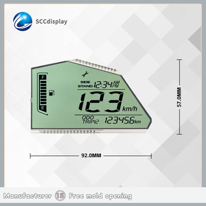 Custom 7 segmento Display LCD per motocicli SJXDGW022 Anti-riflesso modulo Display a risparmio energetico prezzi - Product Image 4