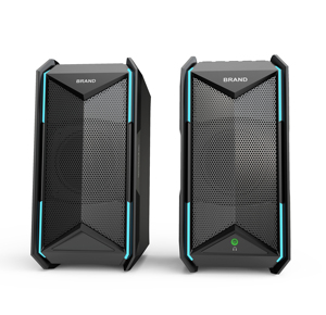 High-End RGB 2.0 Stereo Desktop Speakers <strong>USB</strong> Powered Wired Gaming Sound Bars with LED Light for PC <strong>Computer</strong> &amp; Home Gaming - Product Image 1