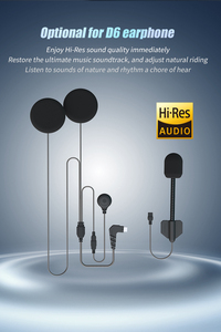 Freedconn-auriculares inalámbricos R1 Pro para casco de motocicleta, sistema de intercomunicación de grupo con cámara de gran angular incorporada 2K - Product Image 5