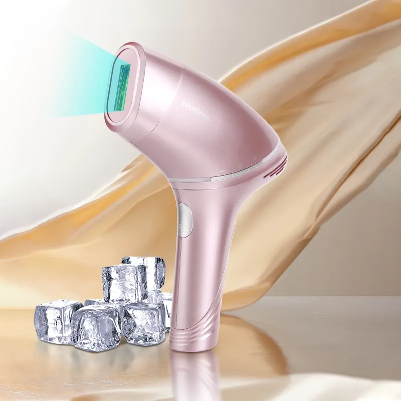 Máquina de depilación láser permanente sin dolor portátil para cuerpo Facial Ice Cool para mujeres, hombre, dispositivo de depilación Ipl