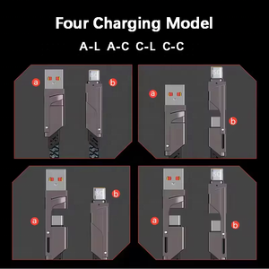 Data <strong>Cables</strong> Wholesale Bending Resistance Usb c <strong>Cables</strong> 4 in 1 Usb <strong>Cable</strong> Fast Charging Multiple Interfaces Usb C to Type C Wires - Product Image 4