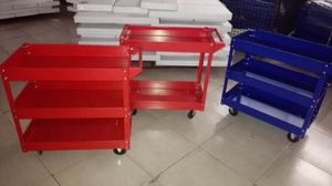Service Tool Cart Moveable <strong>Trolley</strong> 3 Tier 150kg Loading Capacity - Product Image 3