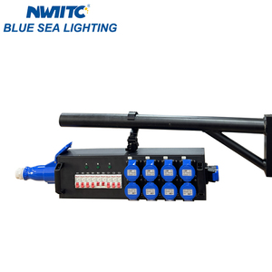 Portable Mini Power Distributor 9 Road Waterproof 16A <strong>Output</strong> &amp; 16A 3pin <strong>Input</strong> for Various Applications - Product Image 2