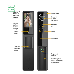 Doorplus WiFi Smart Lock Voll automatische Video-Gegensprechanlage 3D-Gesichtserkennung Finger abdruck zugang Tuya-Sicherheits system Cerradura - Product Image 2