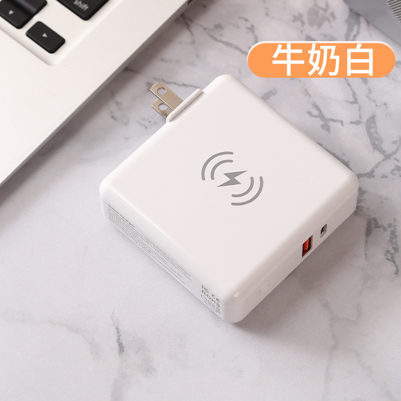 ชาร์จเร็ว 3-in-1 สีขาวน้ำนม รุ่นที่ 4 สำหรับ US