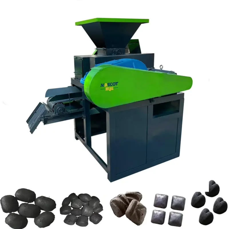 Máquina de prensado de briquetas de huevos de bola de carbón, máquina de prensado de briquetas de carbón en forma de bola, máquina de fabricación de prensa de bolas de carbón