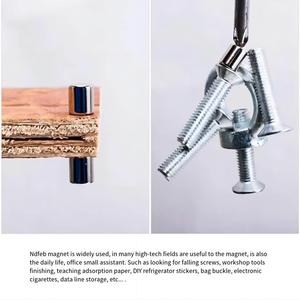 Industry-Leading <strong>Bobbin</strong> Magnetic Opener Low-Priced with Coated Button and Fishing Magnet Great for Fridge and Button Pickups