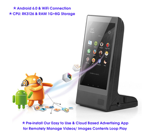 FYD-898 RAM2G Android 8,1 удаленно CMS управления Wi-Fi горизонтальные сенсорный ЖК-экран, медиа плеер Настольный Signage цифров - Product Image 3