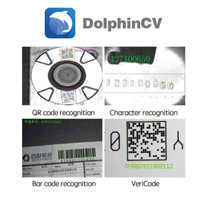 Sistema de software de medición de visión artificial DophinVC sin herramienta de algoritmo de programación para imágenes de inspección
