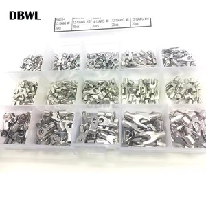 300pcs <span class=keywords><strong>rnb</strong></span> snb, 15 סוג טבעת בלתי מבודד מזלג u סוג מסופים מבחר ערכת spade crimp ערכת spade