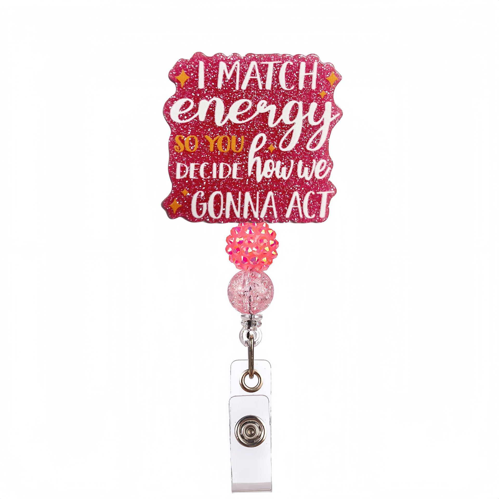 Pink Beaded energy