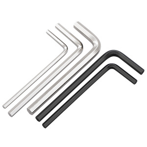 Toptan kısa kol Allen Hex anahtar paslanmaz çelik L şekilli çinko kaplama anahtarı seti Hex anahtar kilitleme toka donanım araçları için - Product Image 2