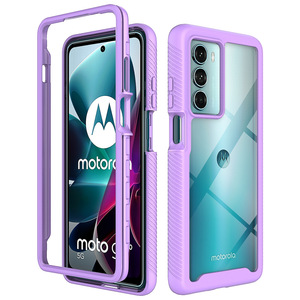 เคสโทรศัพท์มือถือด้านหลังแข็งใสสำหรับ Motorola Moto One Vision G Stylos 5 G9 Plus Egde Plus ปี360 - Product Image 1