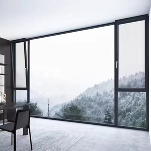 Simple Design Aluminum Casement <strong>Window</strong> Key Lock Thermal Break Wing Broken Bridge Glass Aluminium Sliding <strong>Window</strong> Frame <strong>Window</strong>