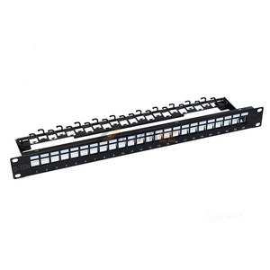 Panel de conexión paso a través del módulo RJ45 CAT5E CAT6