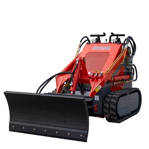 Minicargadora Hidráulica Compacta, Minicargadora de Orugas, Minicargadora, Cargadora Frontal con Pinza de Madera, Desbrozadora de Horquilla, Desbrozadora, 23HP - Product Image 6