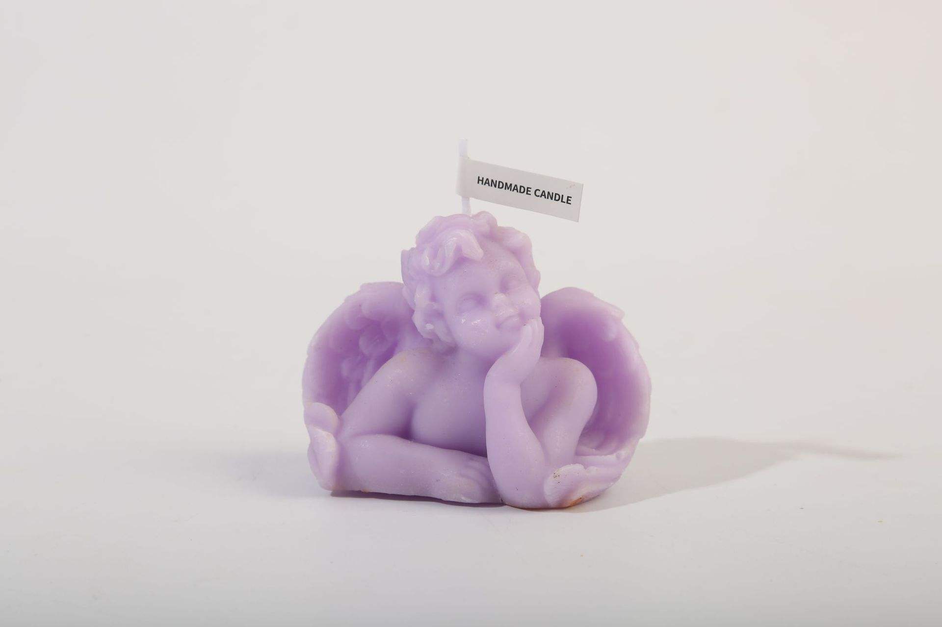 Angel scented candle purple (french lavender)