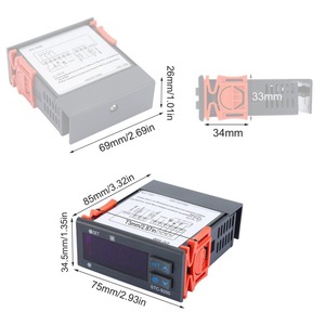 Controlador de temperatura para el hogar, sistema de eliminación de impactos en material de plástico, fácil de instalar - Product Image 5