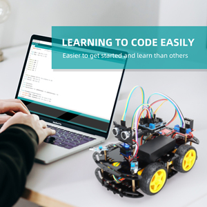 STEM Geschenk programmierung 4WD Smart Robot Car Kit C/C-Projekt DIY Education Robot Kit - Product Image 3