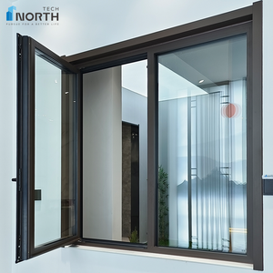 Aluminum Tilt and Turn <strong>Windows</strong> for Passive House | Thermal Break Design Aluminum <strong>Window</strong> with Dual Opening Mode NT91 - Product Image 4