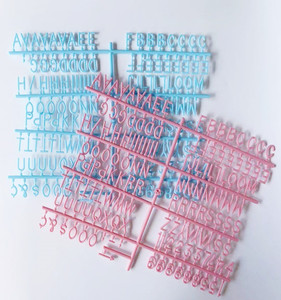 4 Colors 3/4&quot;Letter Set for Changeable Felt Letter Board Including Letters, Numbers, Punctuation - Product Image 3