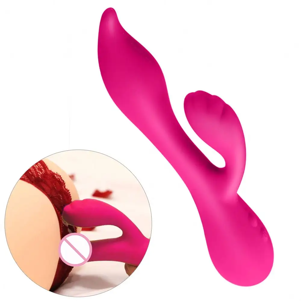Hoge Kwaliteit Siliconen Clitoris Vinger Konijn Vibrator G-Spot Dildo Vibrerende Volwassen Producten Seksspeeltjes Voor Vrouwen
