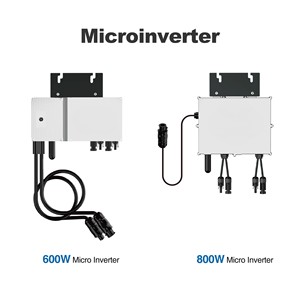 Fácil instalación 600W/800W Ip67 On-grid Tied Micro Inverter Mppt Kit de sistema solar para balcón Pwm controlador de iones de litio - Product Image 3