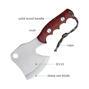 Hot bán đôi lưỡi rìu đa chức năng rìu thép không gỉ rìu cắm trại hatchet Hot Bán rìu săn bắn trục - Product Image 4