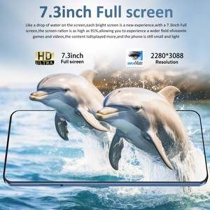 Sıcak 50 PRO orijinal 22GB + 2TB 7.3 inç tam ekran Android cep telefonu sıcak 50 PRO cep telefonu Smartphone - Product Image 4