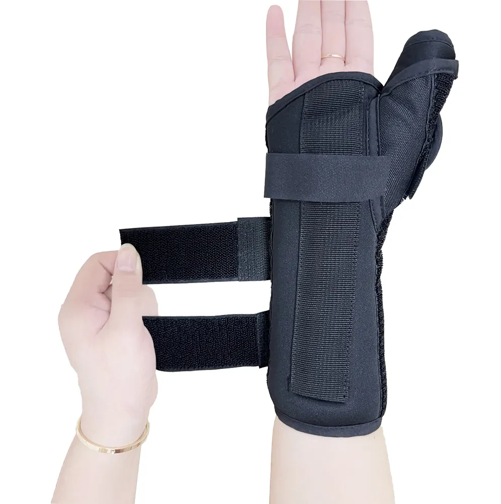 उच्च गुणवत्ता चिकित्सा हाथ कलाई का समर्थन कलाई संभालो समर्थन अंगूठे कलाई अंगूठे आर्थोपेडिक को राहत देने और उपचार के लिए रक्षा